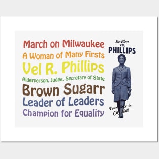 Vel R. Phillips • March on Milwaukee Posters and Art